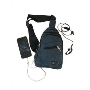 Shoulder Bag Preta Redinha Chl Tiracolo Bolsa De Peito